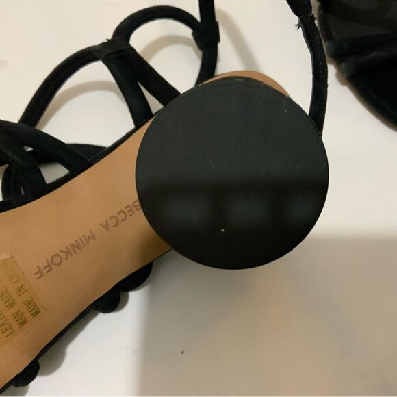 REBECCA MINKOFF black Apolline Strappy Sandals shoes size 7 M $158 - Picture 10 of 15